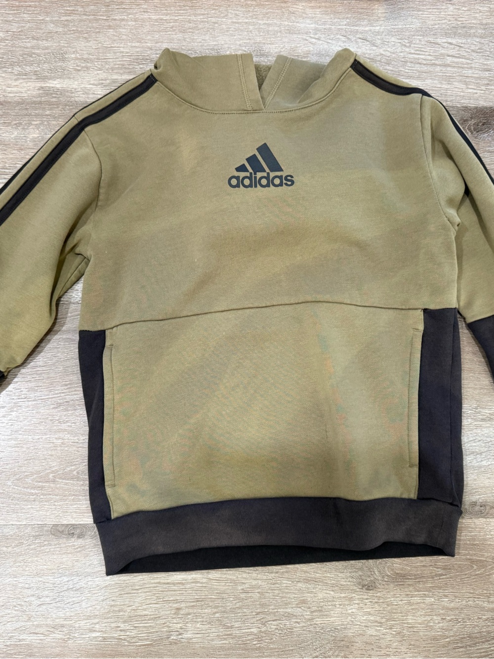 adidas Olive & Black Crewneck Sweatshirt